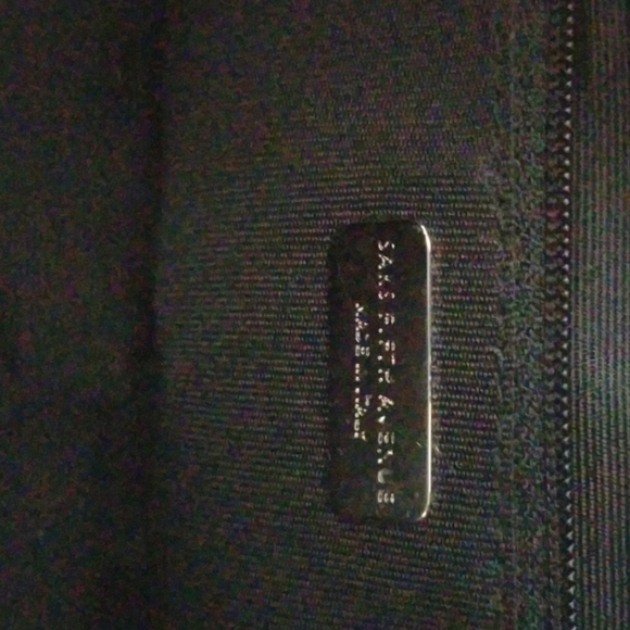 Saks fifth avenue white handbag with silver detail - Picture 4 of 6